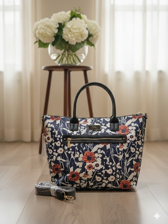 Trina Turk Handbags - Trina Turk Large Tote Bag 'Jardin De Paris' Floral